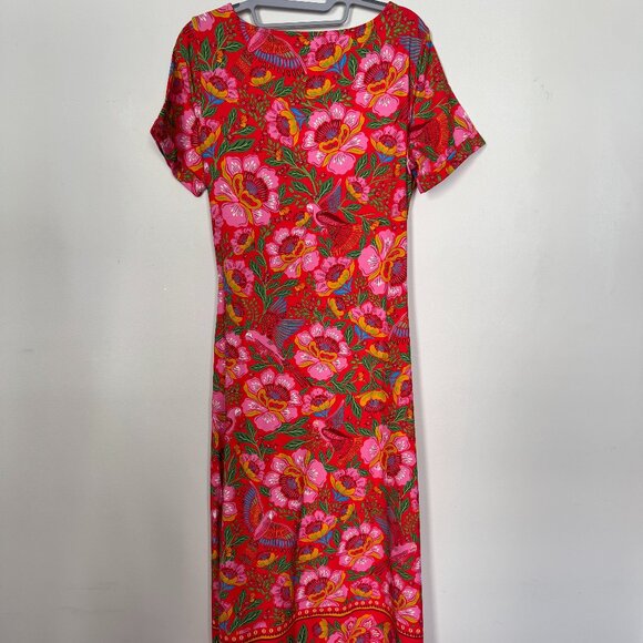 NWT Sezane x Farm Rio collab - Pippa Dress - floral/tropical/bird print - size M - Picture 7 of 17